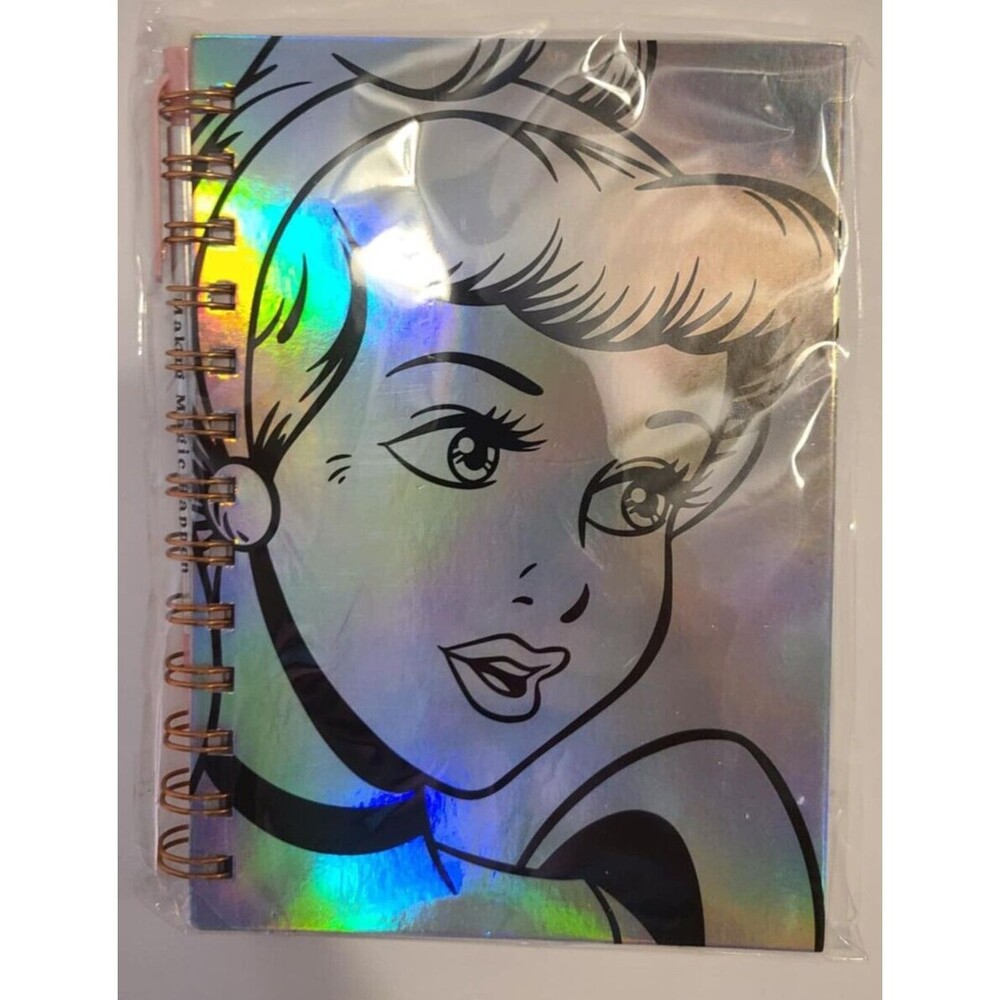 Disney Princess Iridescent Cinderella Coloring Journal with Pencil, 80 pages
